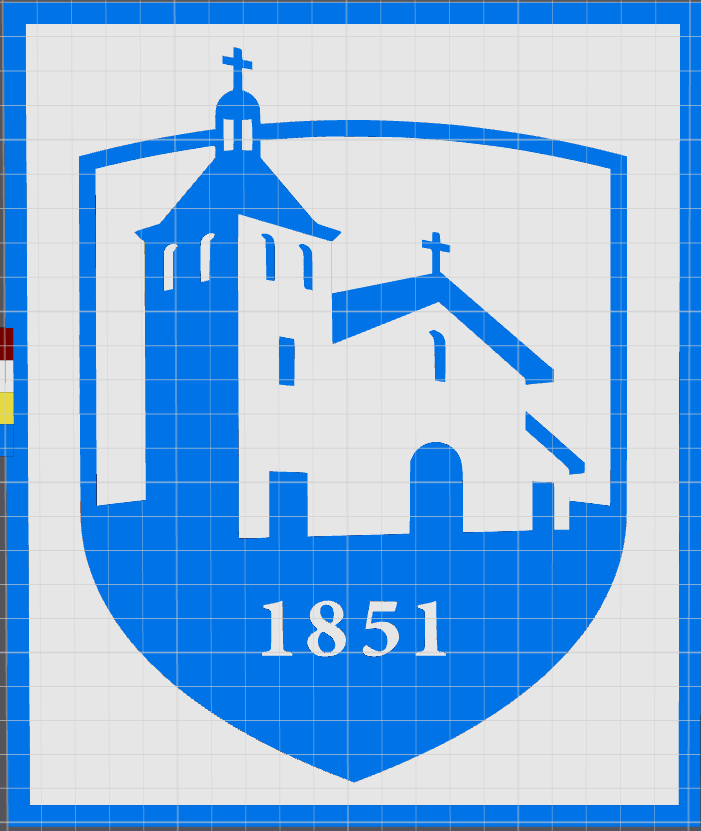 Santa Clara University Light Box – Blue Tower Logo Edition