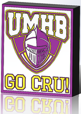 UMHB Light Box Sign — “GO CRU!” (3D Printed LED Display)
