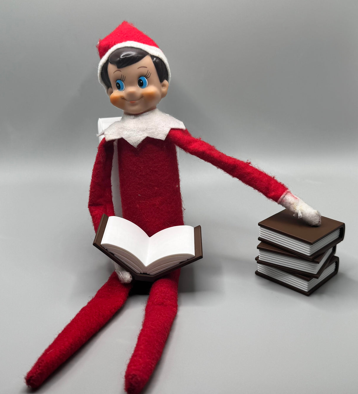 Reading Elf on the shelf